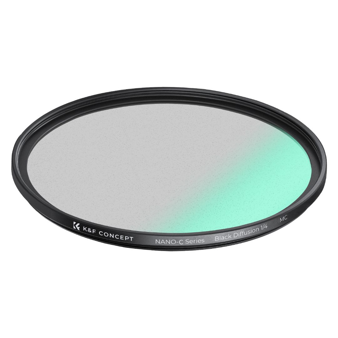 K&F Concept 43mm C Series Black Mist Filter 1/4 Ultra-thin multilayer Green Coating KF01.2431 - 4